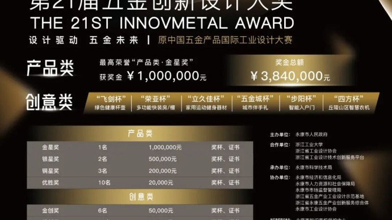2026第21届五金创新设计大奖